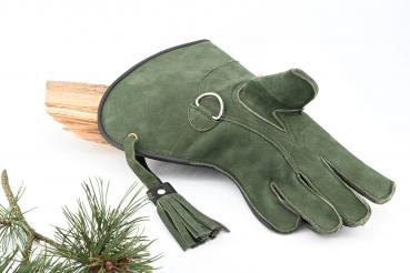 Preview: Falknerhandschuh Arabien Wildleder 14 Zoll