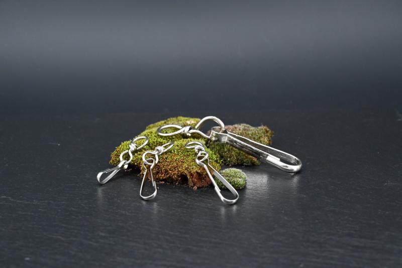 Karabiner mit Wirbel (Drahle)