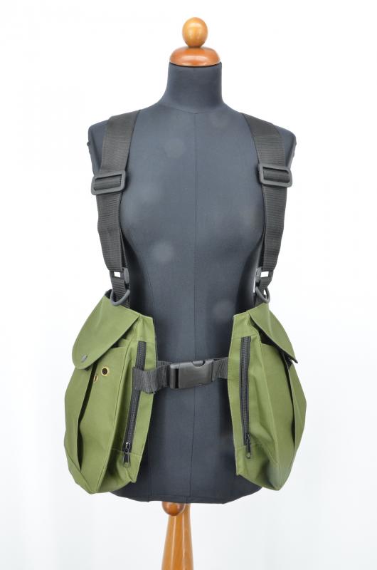 Weste Textil für Falkner grün