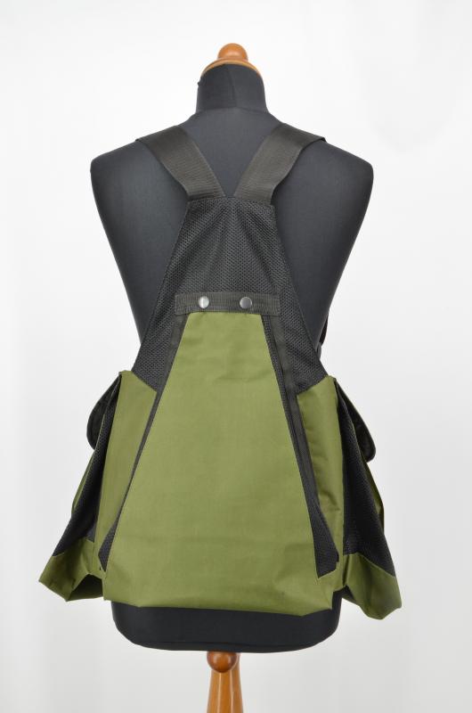 Weste Textil für Falkner grün